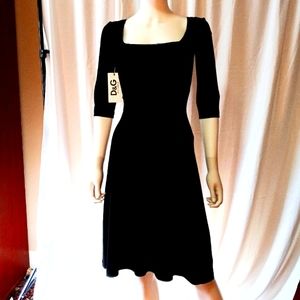 Gorgeous Rare Vintage Dolce and Gabbana black dress